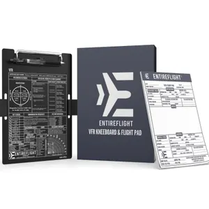 EntireFlight VFR Pilot Kneeboard And Flight Pad Aviation Cockpit Notepad